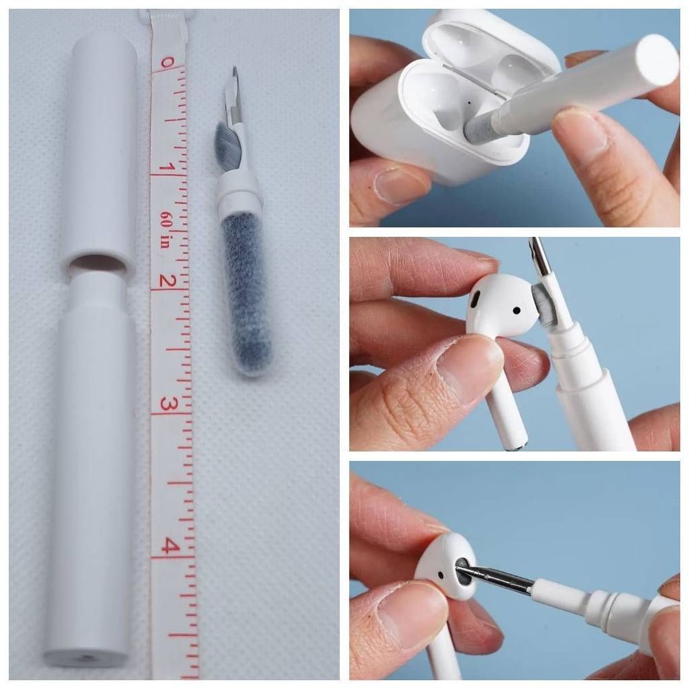 Ear buds cleaning tool - white